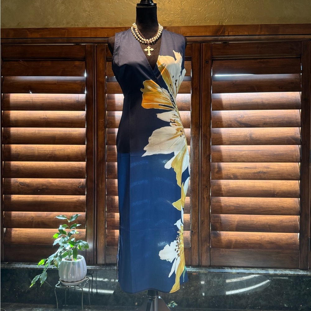 Floral Navy Dress
